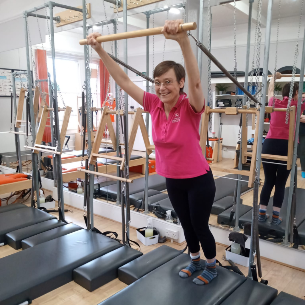 lady doing pilates